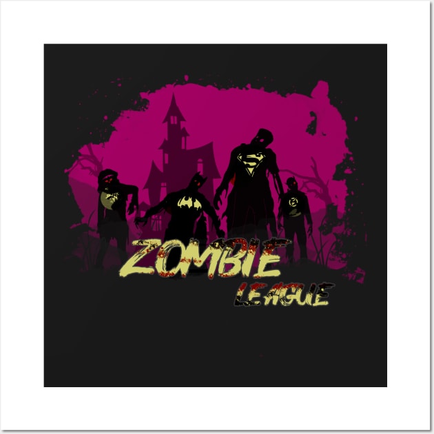 zombies heroes Wall Art by mephobiadesigns